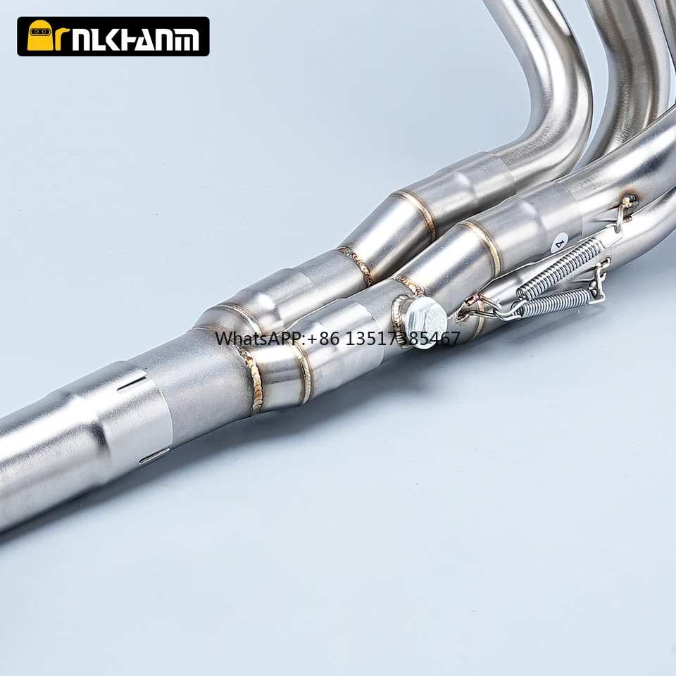 Kawasak Z750 Z800 Exhaust Full System Racing Slip Stainless Steel Tube 51mm New Boxed Motorcycle Muffler Front Mid Pipe