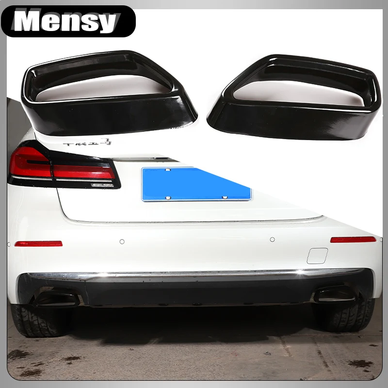 Rvs Auto Staart Uitlaat Uitlaatpijp Output Cover Trim Voor Bmw 5 Serie G30 G32 G31 6 Serie gt 2018-2023 Auto Accessoire
