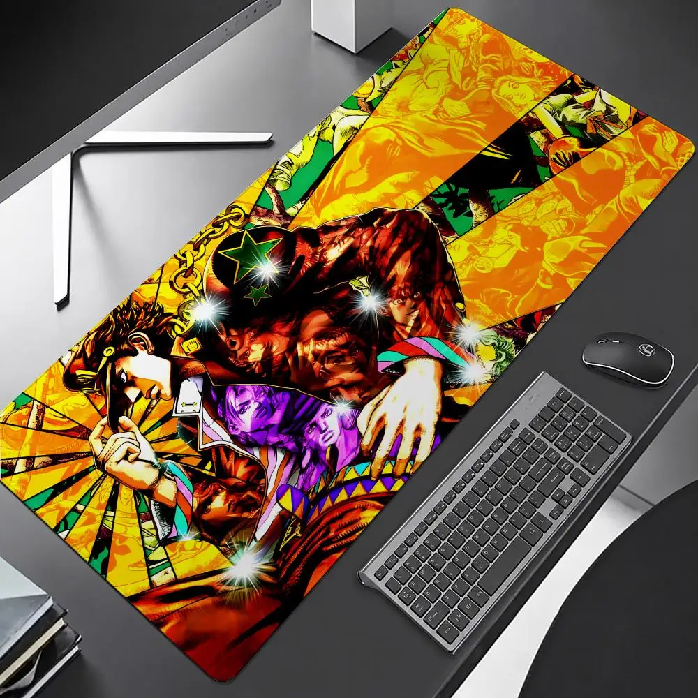 JoJo's Bizarre Adventure Mouse Pad Mouse Pad Anti-Slip Rubber Base Extended Desk Mat For Gamers Office Computer Accessories