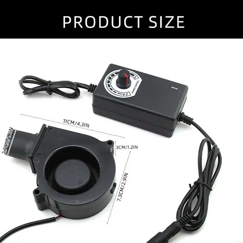 E74E BBQ Air Blower Charcoal Blower Portante per barbecue Pannics per picnics per griglia