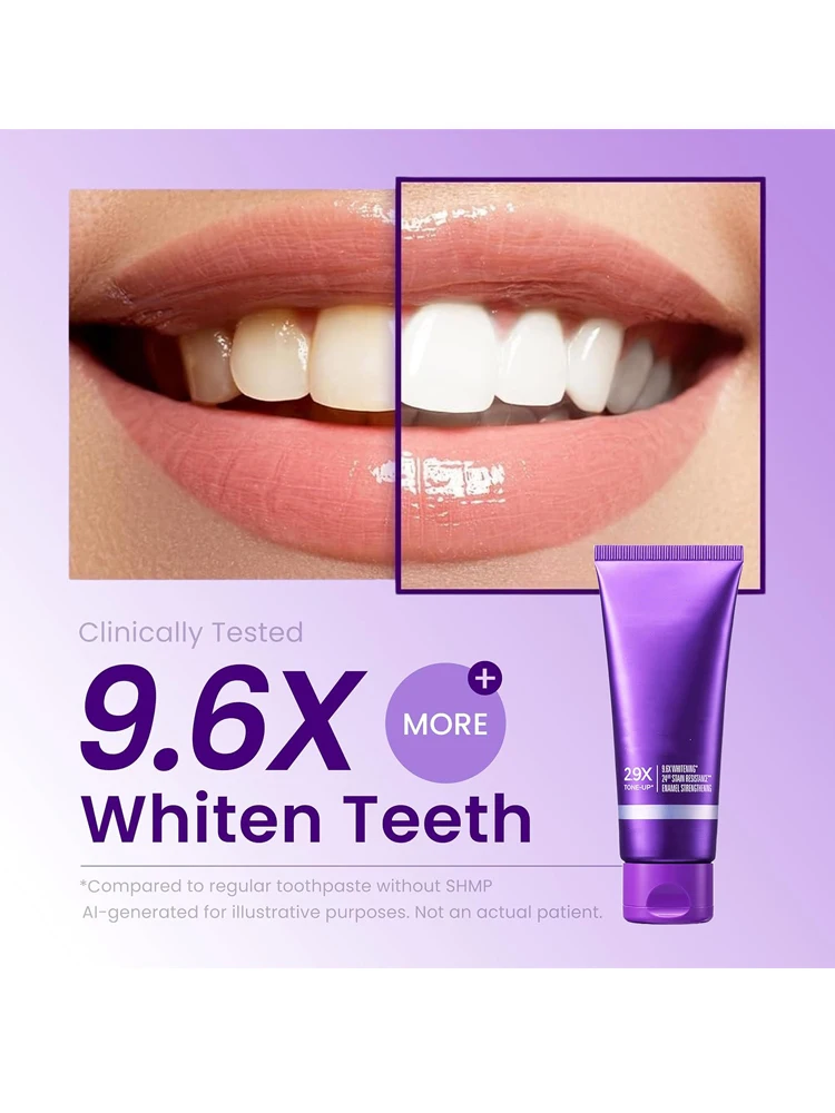 Purple Toothpaste Tooth Whitening Oral Care Essence for Daily Use