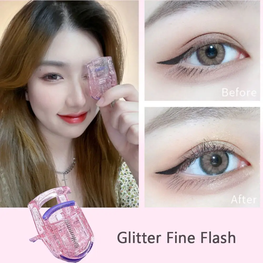 Fine Flash Lash Lift Strumento per il trucco Estensione ciglia grandangolare Mini clip per ciglia Glitter Piegaciglia Pinzette per ciglia