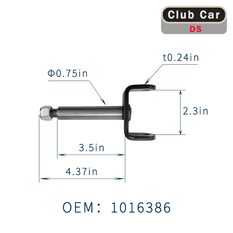 Golf Cart Parts Front End King Pin Repair Kit For Club Car DS 1981-Up Golf Cart 1016386 1010150 1016389 8067 7048