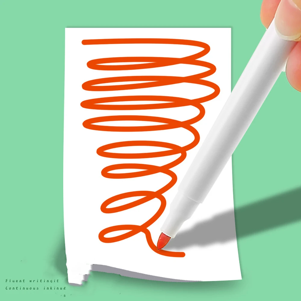 Imagem -04 - Marcadores Secos Whiteboard Apagar Caneta Pequena Ímã Desenhado Canetas Coloridas para Crianças Canetas Apagáveis Limpe Canetas Magnéticas Cores