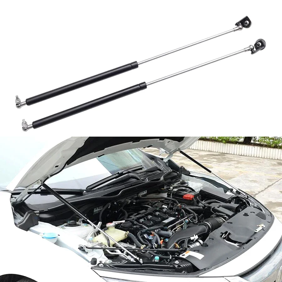 Car Hood Support Hydraulic rod Lift Strut Spring Shock Bars For honda civic 2017 For honda civic 2006-2011 Car-styling