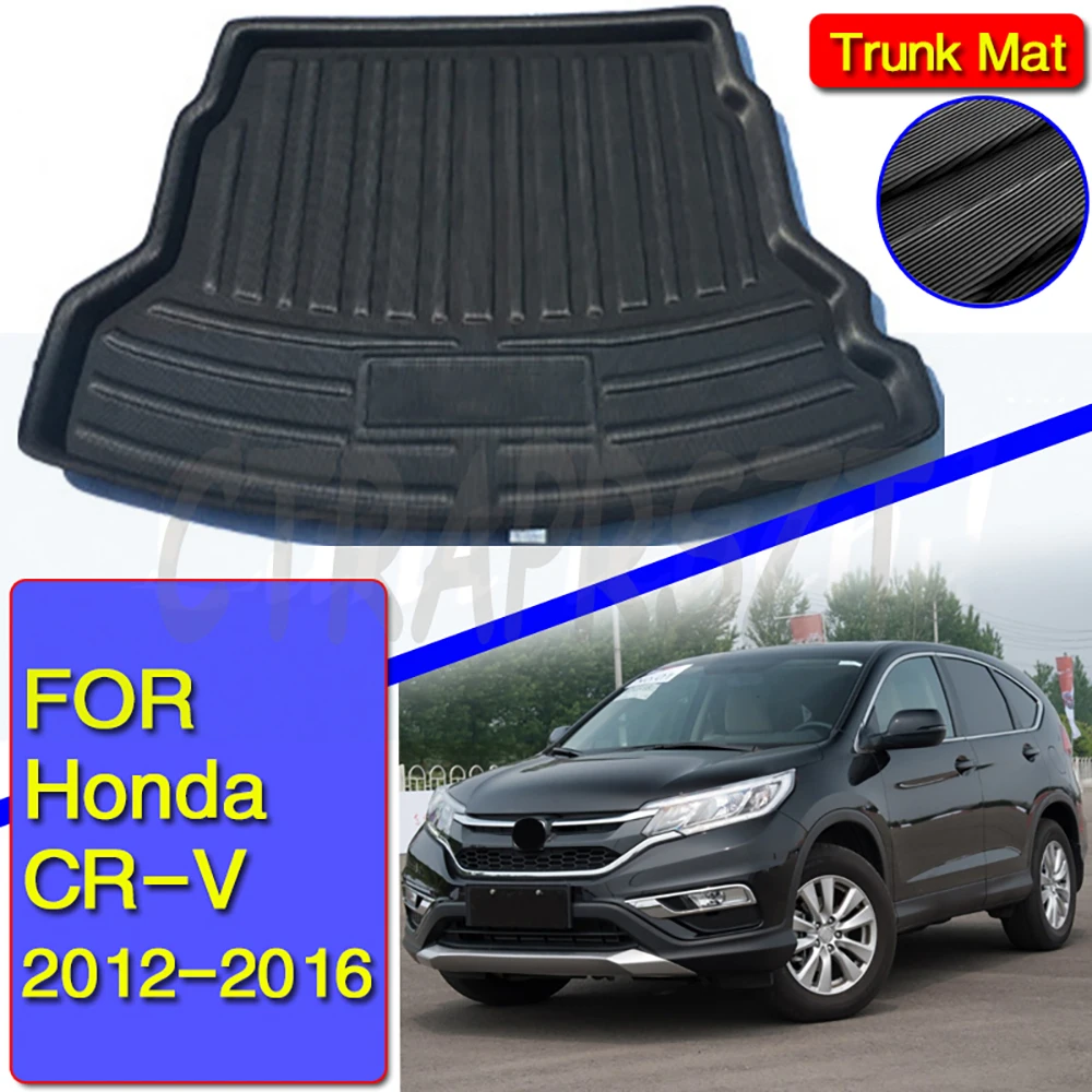 

Для Honda CRV CR-V 2012 2013 2014 2015 2016 Автомобильный задний коврик для багажника, напольный коврик для багажника, коврик-поднос, коврик, коврик, ковер, защита от грязи