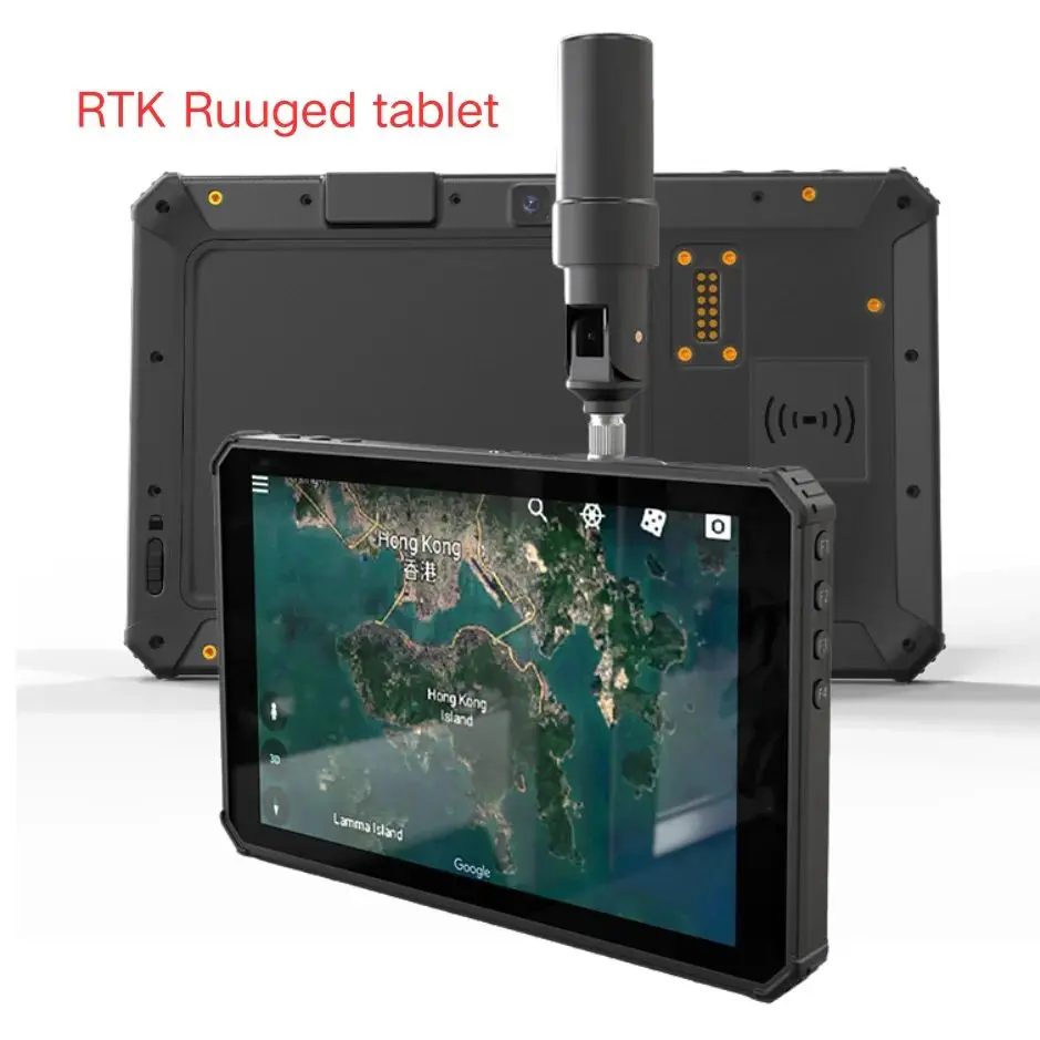 

8-Inch Android 13 RTK Surveyi Industrial 5G Tablet IP68 Waterproof 7000mAh Battery Qualcomm QCM6490 Rugged 8GB RAM 128GB Storage