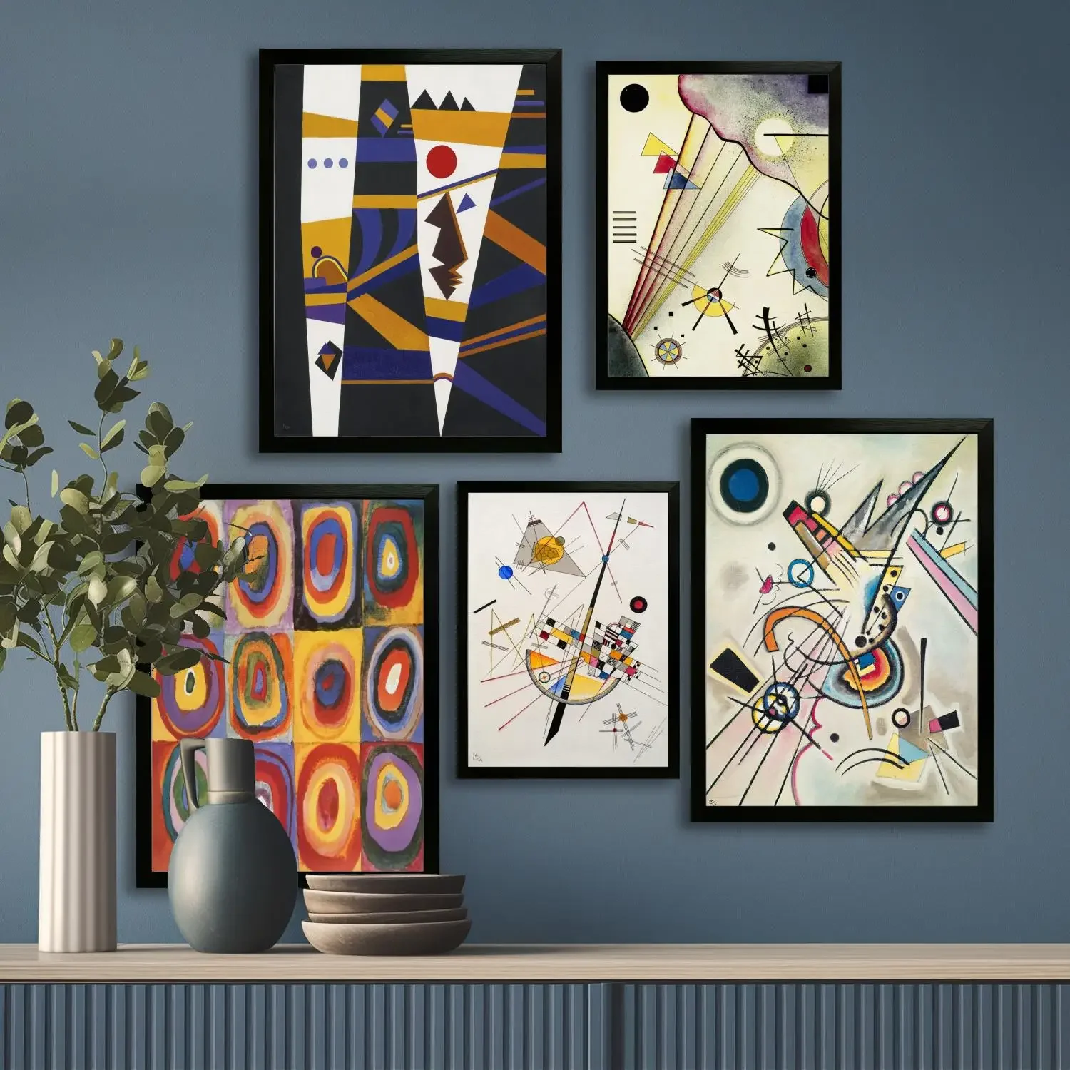 kandinsky painter Canvas Art Poster, Wall Art Picture Print, Modern Family Bedroom Decor Posters,Decorative painting