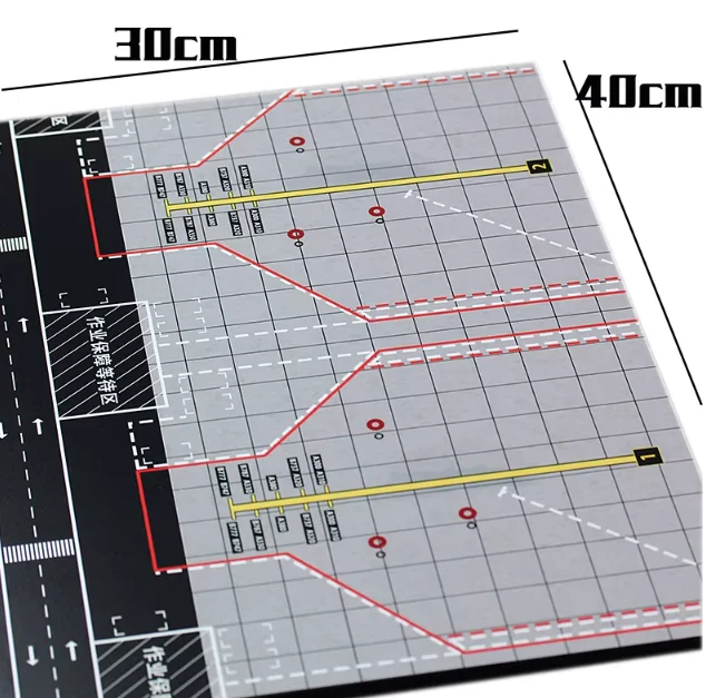miniature  1:400  Airport  Aircraft apron  Exhibition Platform  Dual seats  woodiness 40*30cm