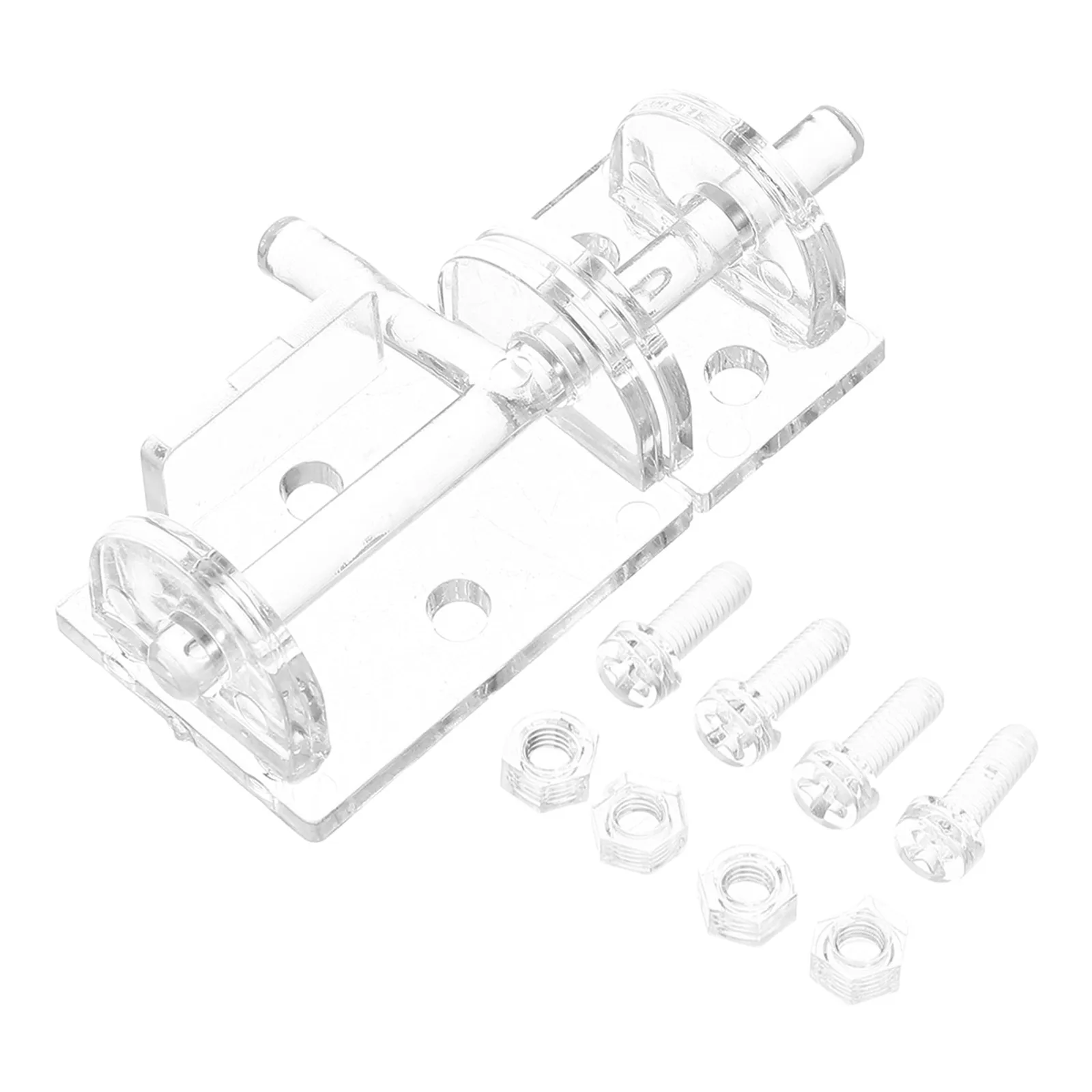 

Transparent Acrylic Door Bolt Lock Clear Slide Security Device Durable Easy Install Home Apartment Bedroom Closet Gate Latch