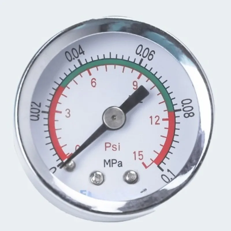 Stainless steel pressure gauge, quick and easy to assemble, easy to clean, not easy to pollute