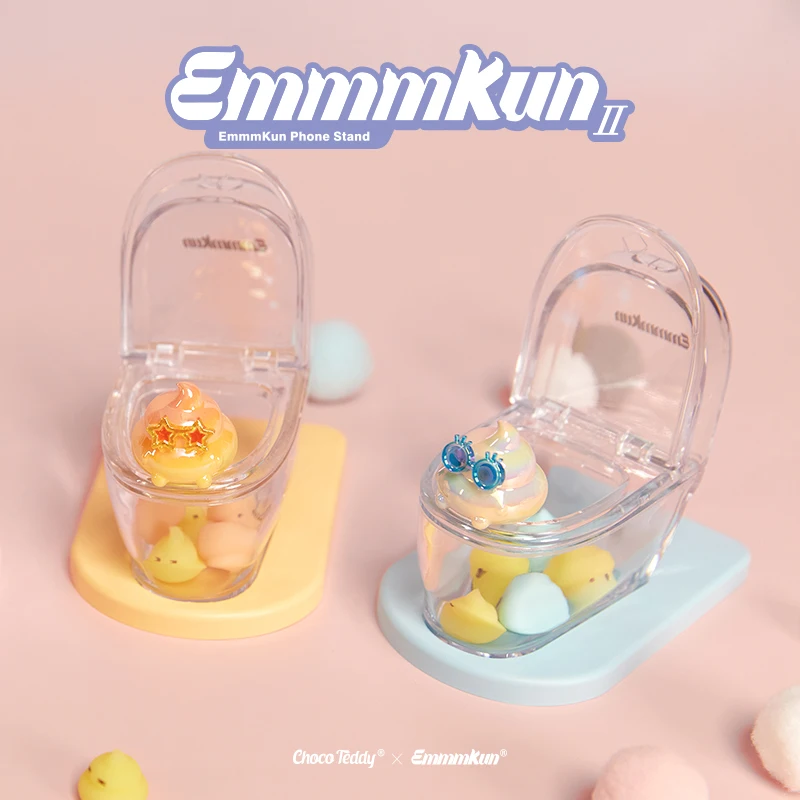 EmmmKun Toilet Stand Series 2 Blind Box Mystery Box Guess Bag Toys Doll Cute Anime Figure Desktop Ornaments Collection Girl Gift