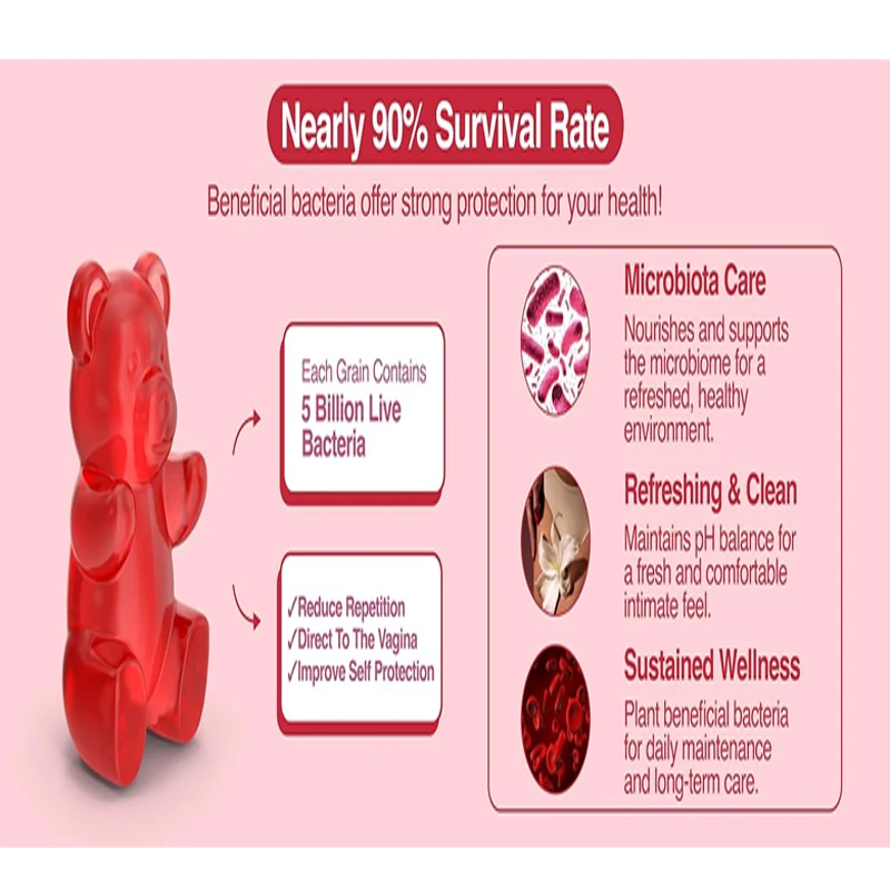 High Quality Probiotic Gummies -15 Billion Colony Units (CFU), PH Balance and Health Support - Prebiotics and Digestive Enzymes