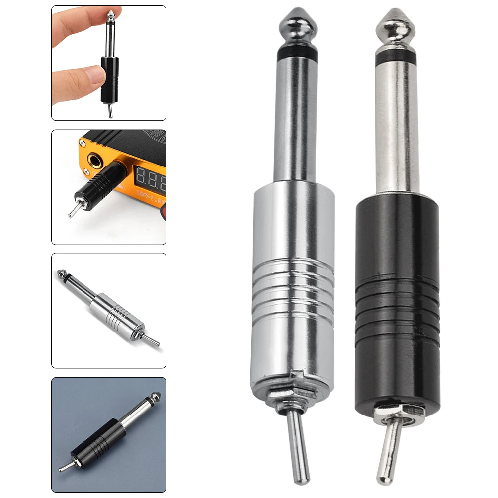 

2pcs Wireless Tattoos Foot Pedal Stainless Steel Plug For Tattooing Machine Durable Power Controller No Connection Required Plug