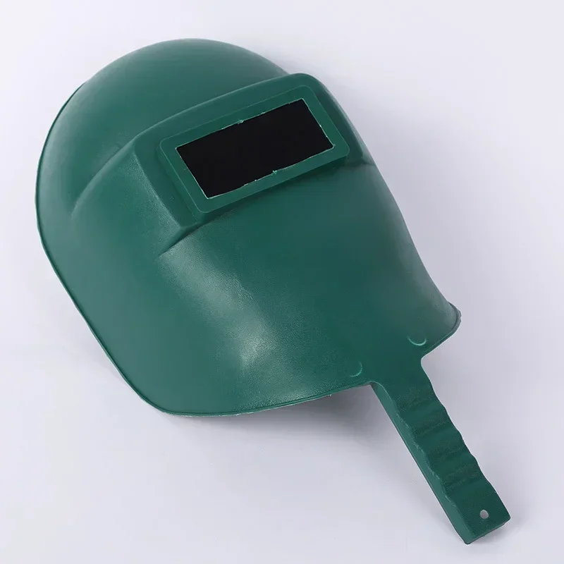 

Waterproof Plastic Shell with Lens, Economy Arc Mask, Plastic Handle Face Protector for Handheld Welding Helmet