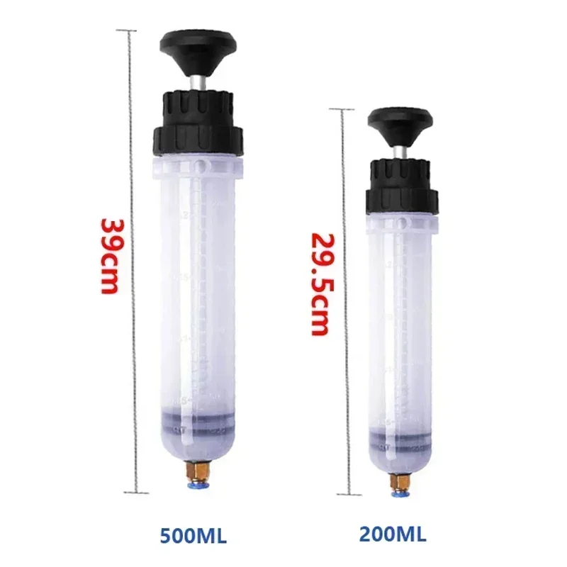 Car Oil Fluid Extractor 200ML Automotive Fuel Brake Liquid Extraction Transfer Filling Syringe Oil Pump motorcycle Supplies