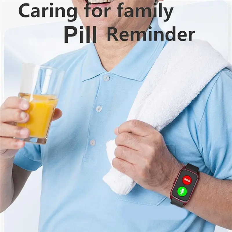 A73E-سوار معدل ضربات القلب معدل ضربات القلب درجة حرارة الجسم الأكسجين في الدم نظام تحديد المواقع الأوراسي والأفريقية لكبار السن #3