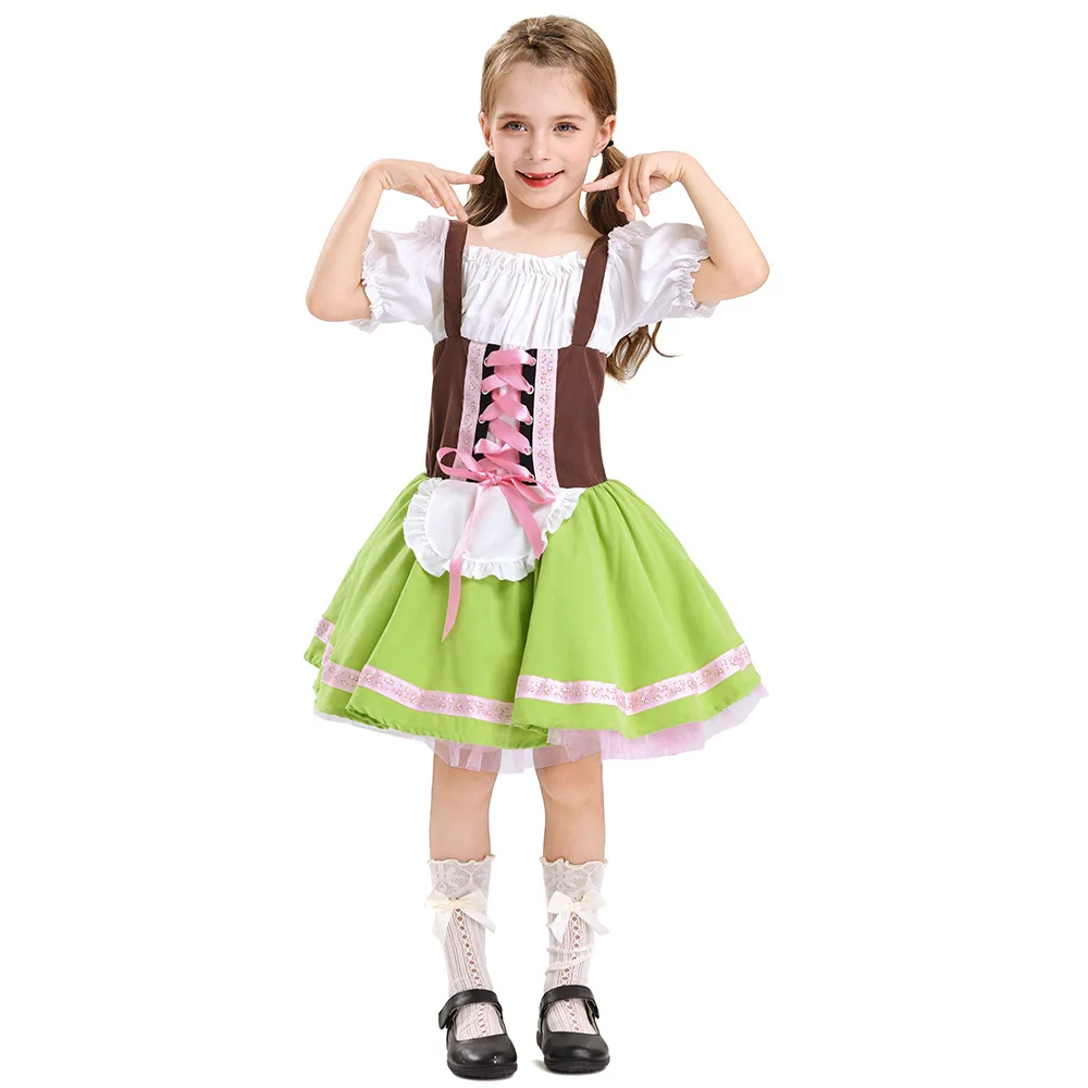 Children's Beer Jacket, Munich, Germany, Bavarian Traditional Ethnic Men's and Women's Beer Skirt