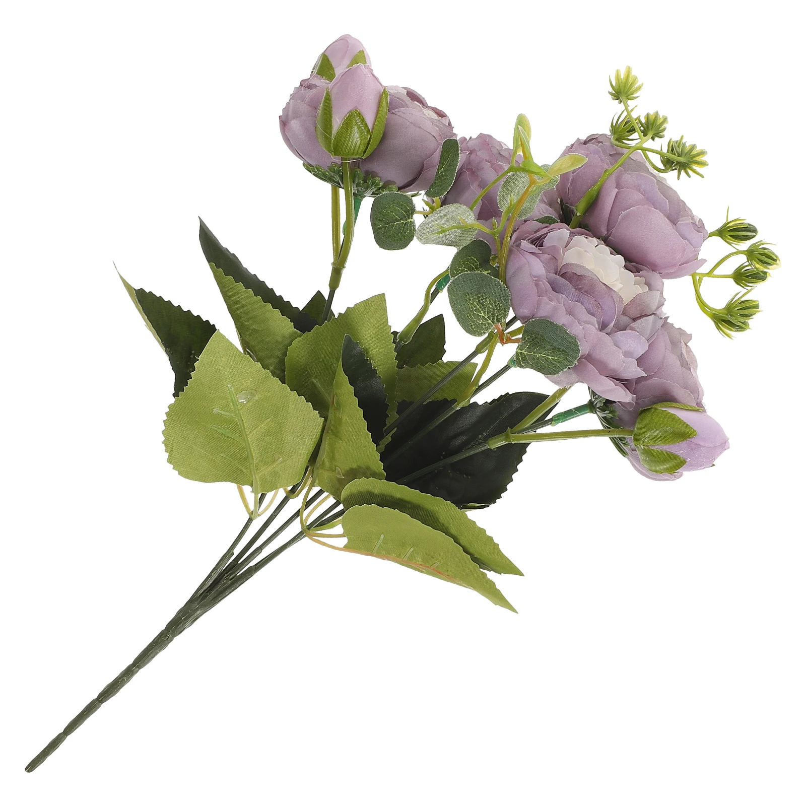 

Artificial Peony Bouquet Flowers for Baby Shower Wedding Party Home Office Decor Plastic Simulation Fade Resistant Lifelike