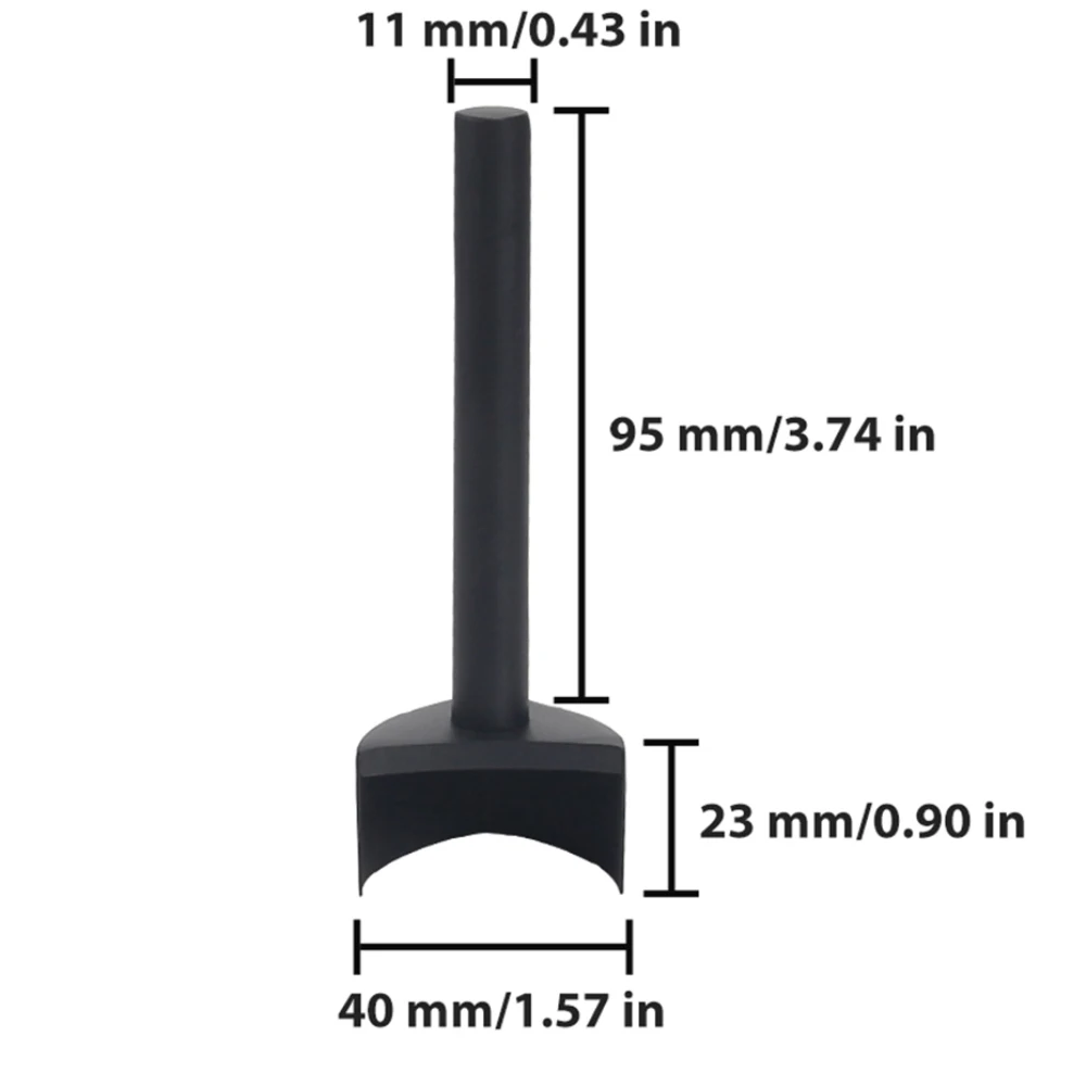 V-shaped Leather Punch Tool For Belt Tail Wallet Leather Bag Punch Processor Steel 15/20/25/30/35/40/45mm Leather Tools Black