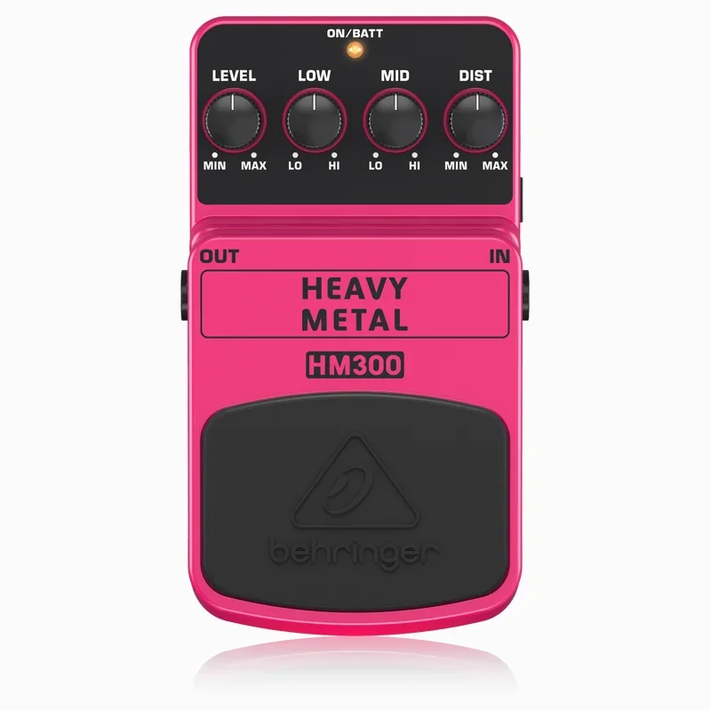 Behringers UM300 Electric Guitar Bass Distortion Faz Single Block Effect Offers Three Sound Mode Guitar Effect