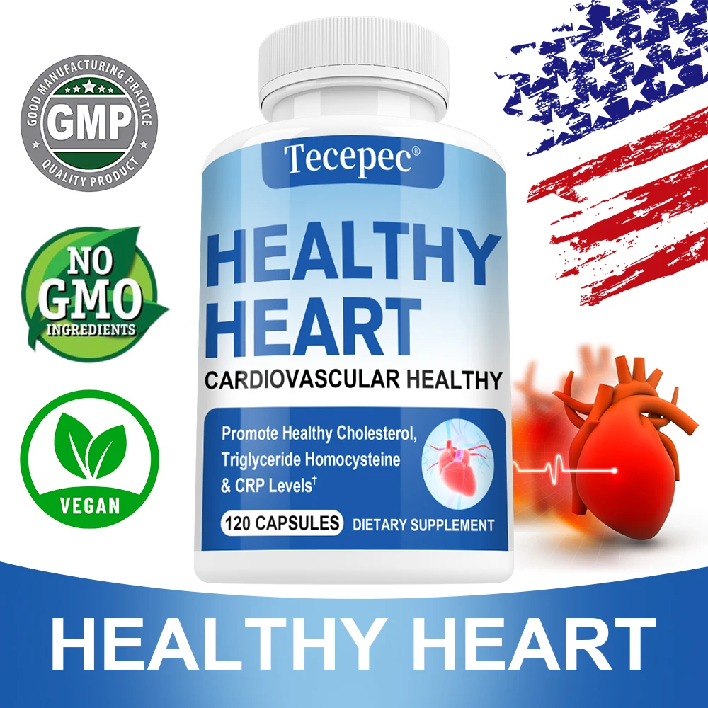 

Healthy Heart Complex, with Calcium and Magnesium To Help Maintain Blood Pressure, Heart Health and Healthy Cholesterol Levels