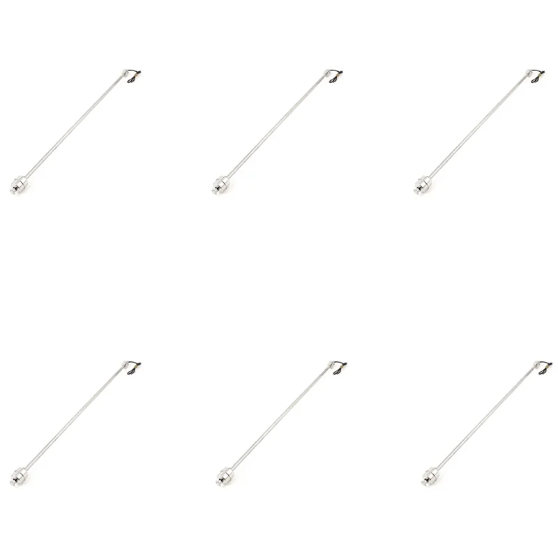

ABUF-6Pcs 50Cm Stainless Steel Water Level Liquid Sensor Vertical Float Switch