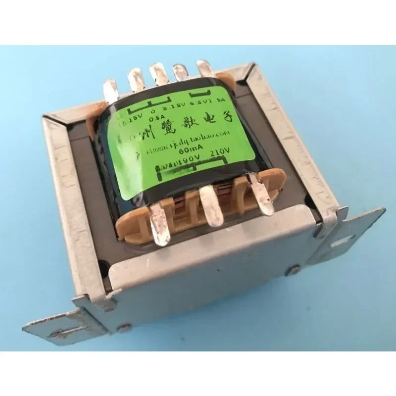 

26W power transformer, input 0-220V-235V, output 0-190V-210V 60mA, 3.15V-0-3.15V 0.5A, 6.3V 1.5A