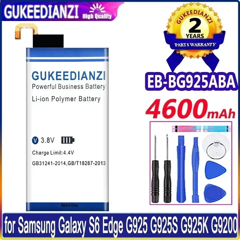 4600mAh Mobile Phone Batteries For Samsung GALAXY S6 Edge G9250 G925F G925FQ G925S G925L G925A G925V EB-BG925ABE EB-BG925ABA