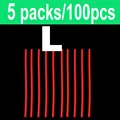 L Red 100pcs