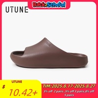 UTUNE 2025 Summer EVA Thick Sole Massage Slippers Unisex Soft Non-Slip Comfortable Slides for Indoor & Outdoor Use Beach Sandals