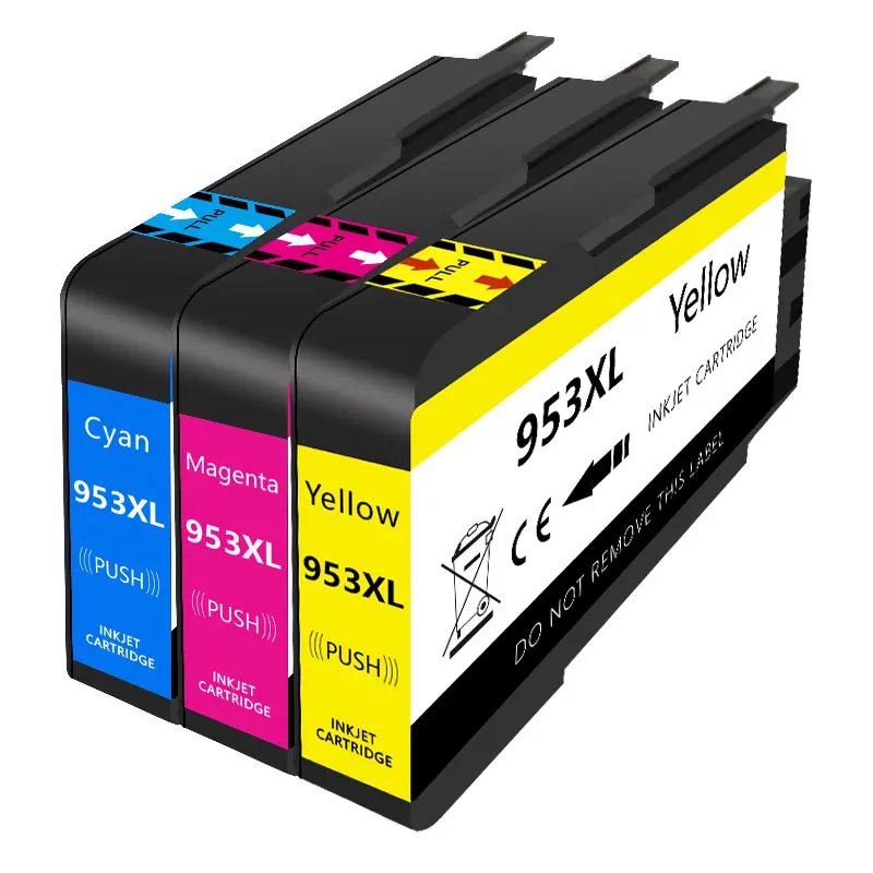 Cartuchos de tinta 953XL para HP953 953 XL compatíveis com impressora HP Officejet Pro 7720 7730 7740 8710 8715 8718 8720
