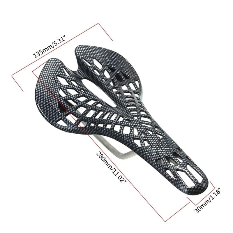 yunyun Bike Saddle Adjustable Carbon Fiber Bike Shock Absorbing Bike Saddle