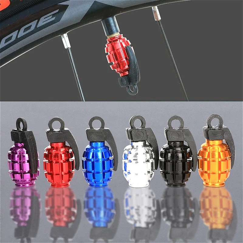Universal Aluminum Tyre Valve Caps 4Pcs Wheel Air Stem Covers Multipurpose For Automobile Motorcycle Bicycle Truck Wheel Parts