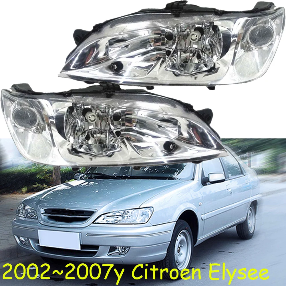 

Автомобильный бампер C4, налобный фонарь для Citroen Elysee, фара 2002 ~ 2007y, передняя фара для Citroen Elysee, противотуманная фара, 1 шт.