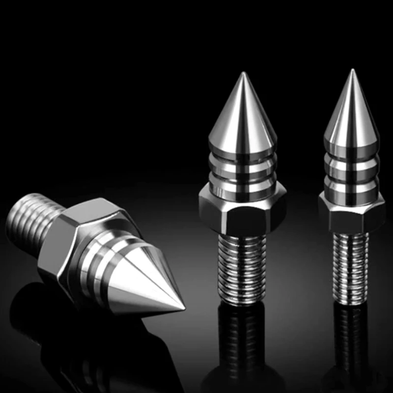 M6 M8 M10 Thread Spike Feet Cone Stand Stainless Steel Audio Foot Spike Stand Isolation Feet CD Amplifier Speaker Pad Nail