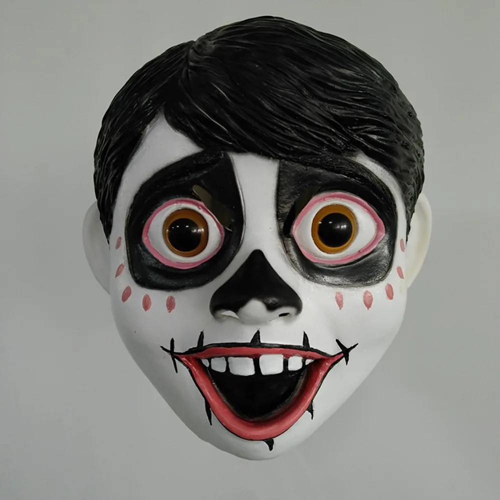 Halloween Latex Headgear Boy Mask Cosplay Masquerade Party Fancy Dress Costume Prop Themed Performance Decor Accessory