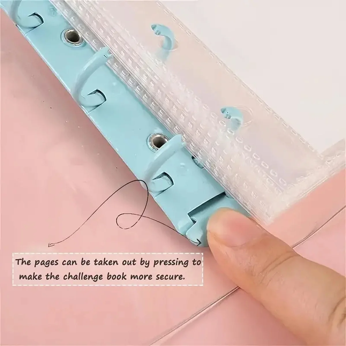 تحدي توفير الموثق الصغير 1000/2100 دولار توفير الميزانية النقدية المغلف محفظة الميزانية الموثق دفتر مخطط #5