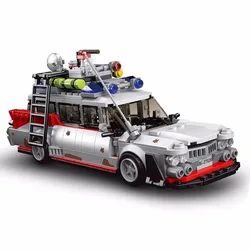 Nowe klasyczne filmy miejskie bustery duchów ECTO-1 Super sporty wyścigowe zestawy samochodowe klocki budowlane modeli klocków dla dzieci zabawki prezenty