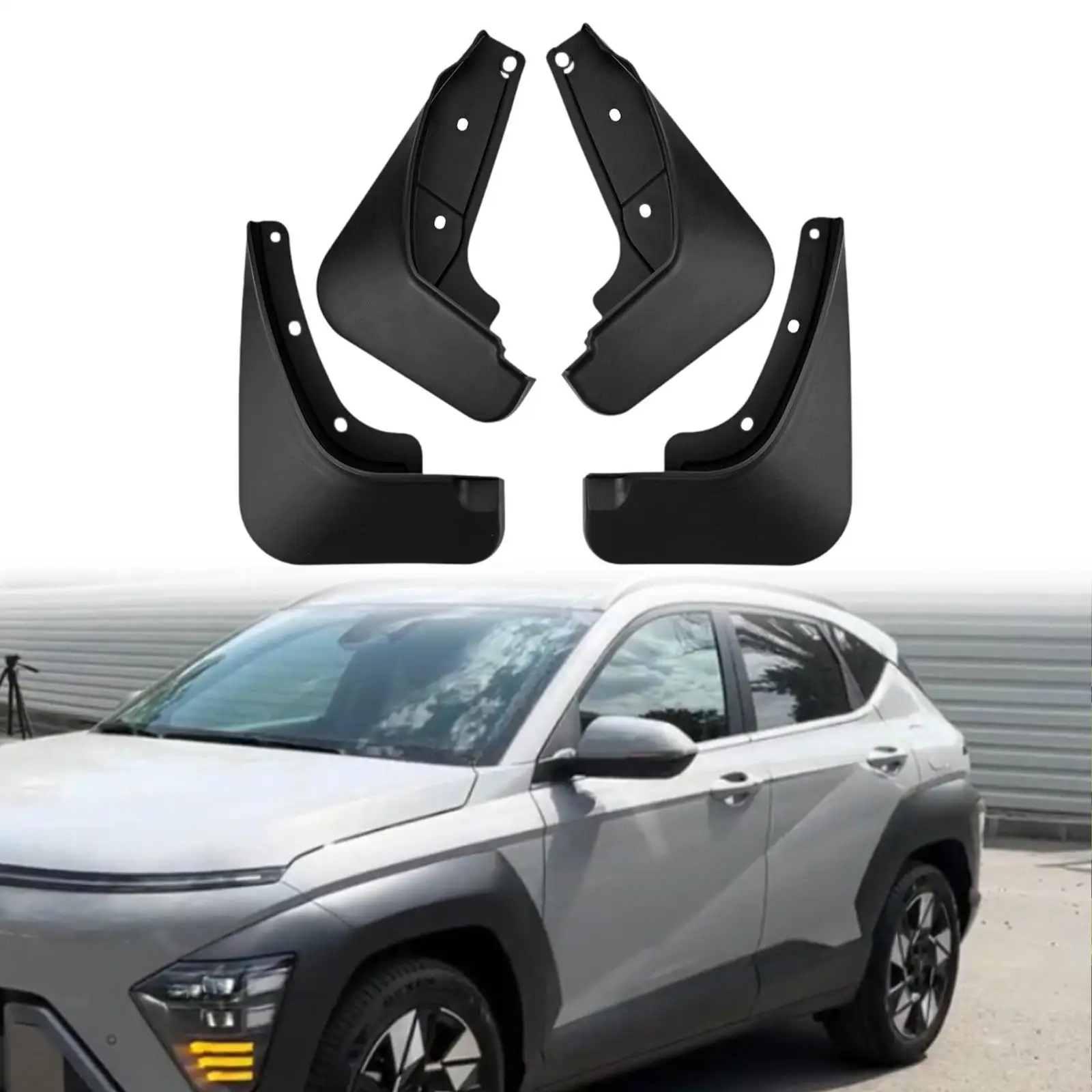 Car Mudguard Spare Parts Replaces Splash Guards for Hyundai Kona 2024