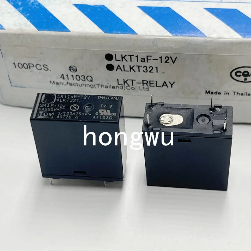 100% Original New 1PCS  LKT1AF-12V  relay 8A 4pins