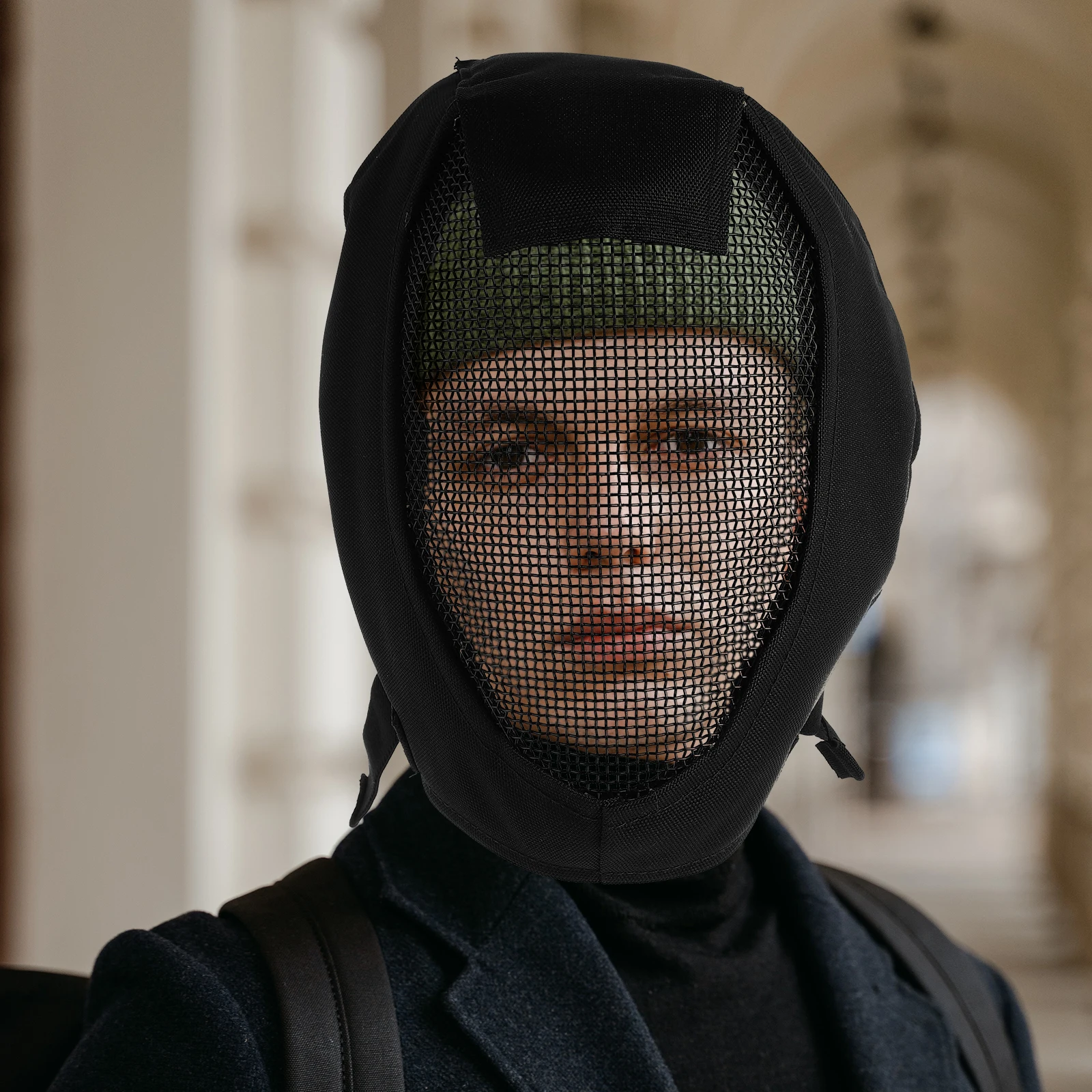 

Metal Mesh Protective Cover Fencing Gear Kids Mask and Sword Facial Face Guard for