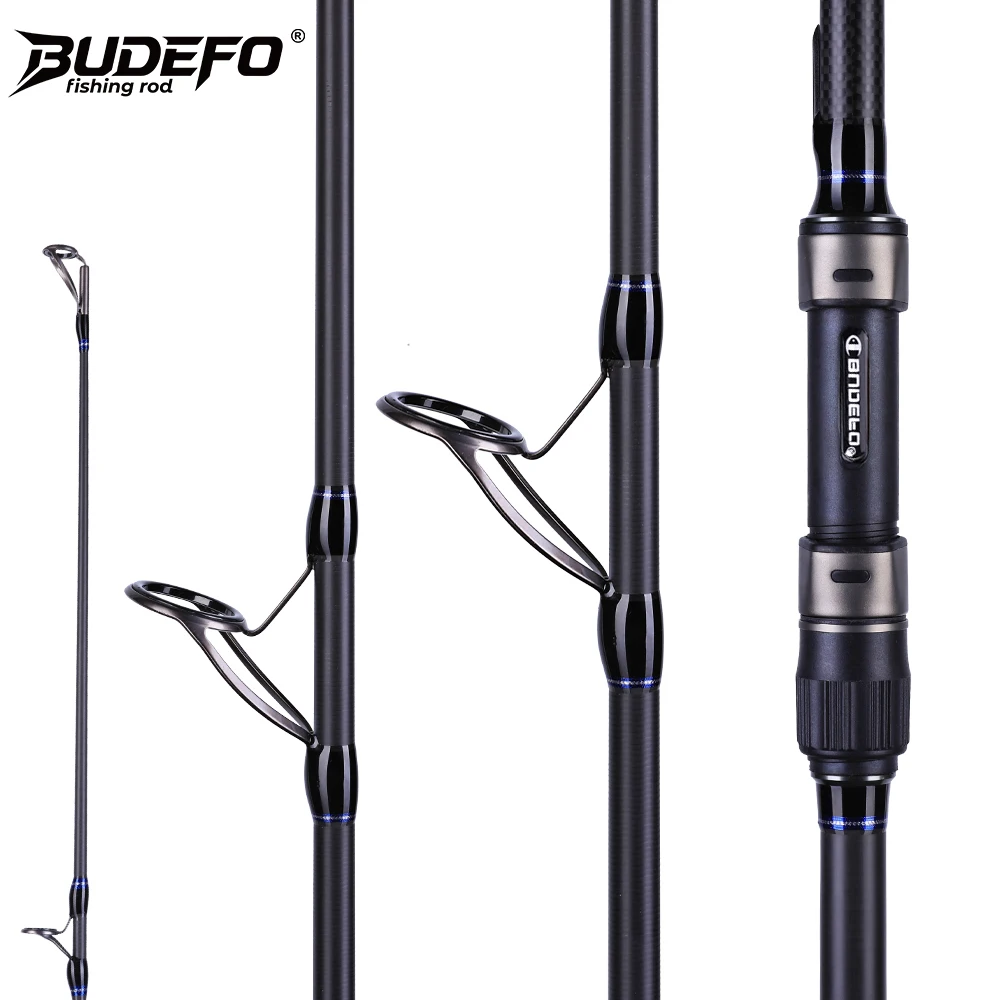 big stick fishing pole Fiblink Bent Butt Trolling Rod 2-Piece Saltwater Offshore Fishing Rod   fiblink