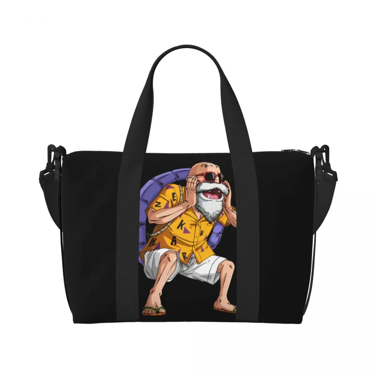 

Сумка-тоут Custom D-Dragon B-Ball Masters Roshis для женщин, большая вместительная сумка с изображением черепах-еремитов, мультяшная, для спортзала, пляжа, путешествий