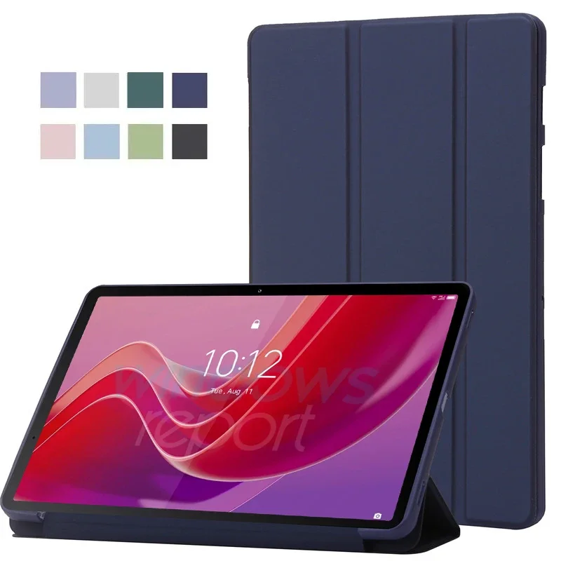 Soft Back Stand Tablet Case, Trifold PU Couro, Capa para Lenovo Tab M11, 11 ", Bt330fu, tb331fc, 2021