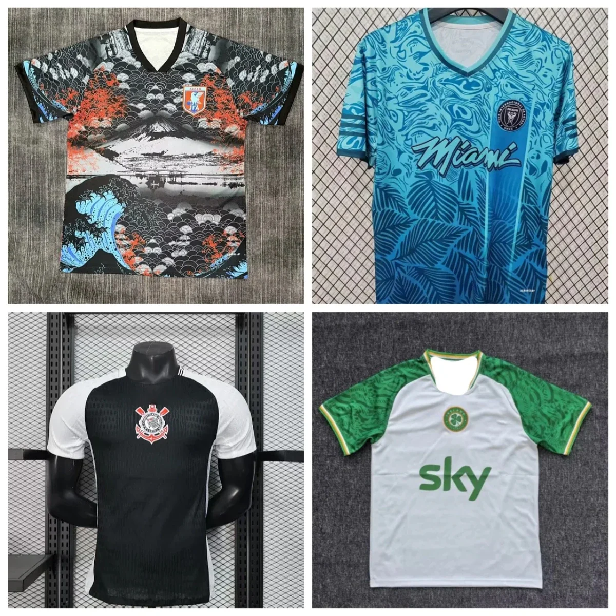 

25-26 Brazilian Serie A Corinthians Home and Away Fan Edition Short Sleeved Jersey Corinthians Football Jersey