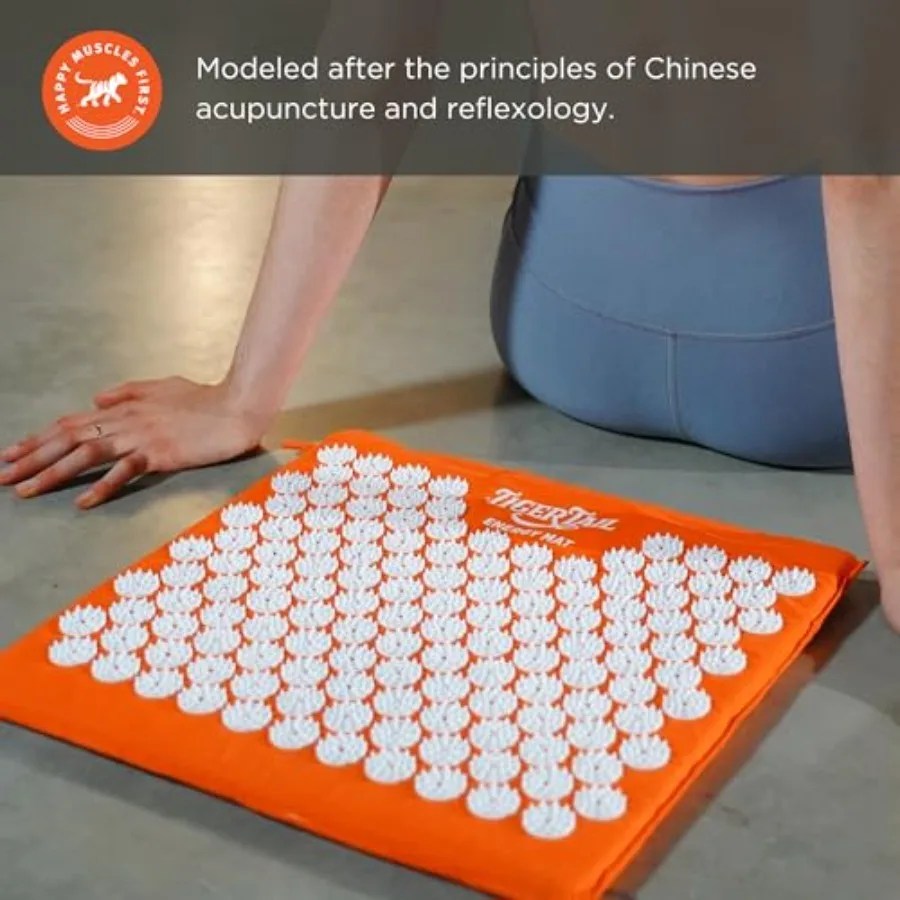 Akupressur-Energiematte für Nacken, Rücken, Schulter und Füße, Schmerzlinderung, Endorfine lindern Stress, revitalisieren Sie Energieaufgaben