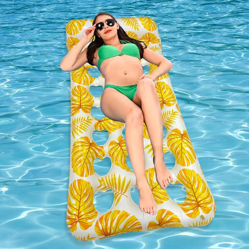 New Style Inflatable Seatings Printed Single-person Inflatable Seatings Floatboard Outdoor Furniture Suelos Inflables ZY40CQZJ