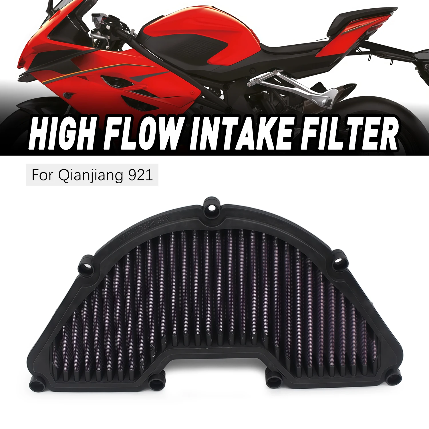 

Motorcycle Parts High Air Filter Cleaner For Qianjiang Motorcycle Race 921 Motorcycle Accessories