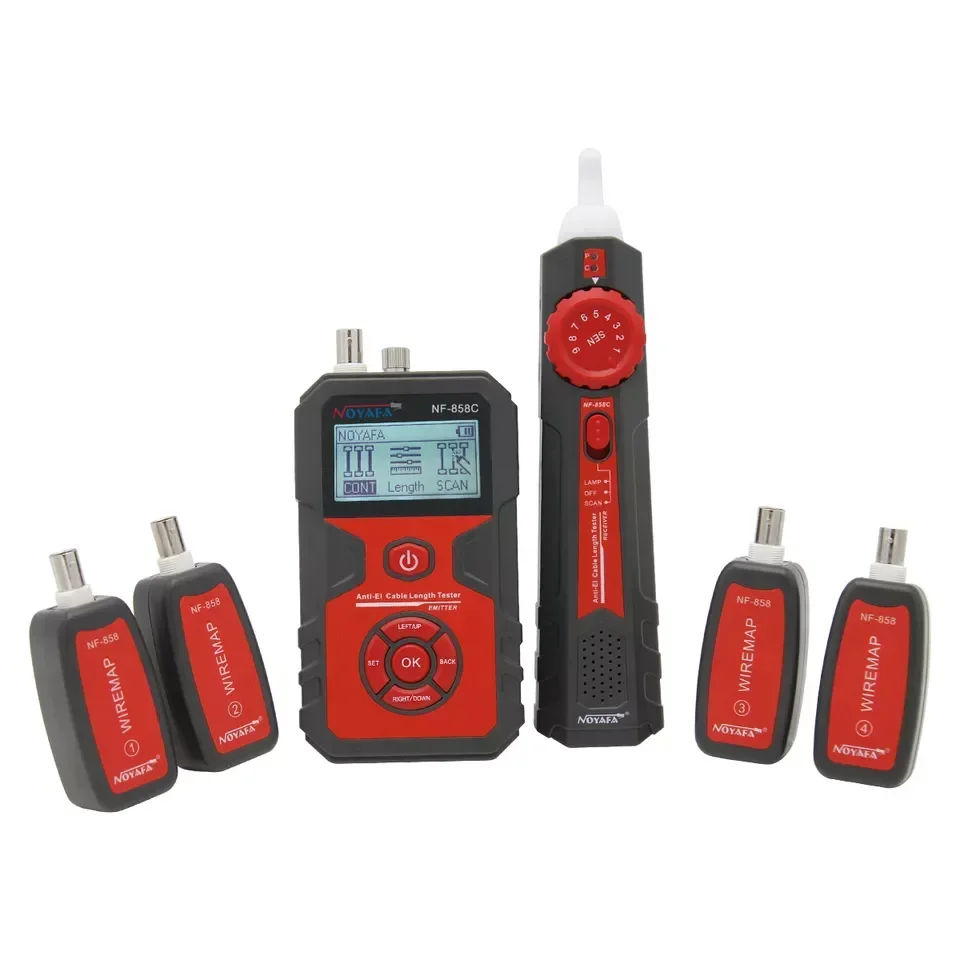 Selling Electronic Multifunction Cable Tester Rj45 Network Promotional Product New Abs+electric Parts RJ45, BNC Cable 1kg Jms